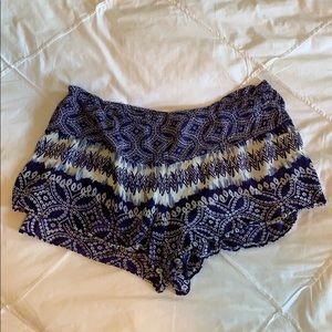 Pacsun flowy festival shorts